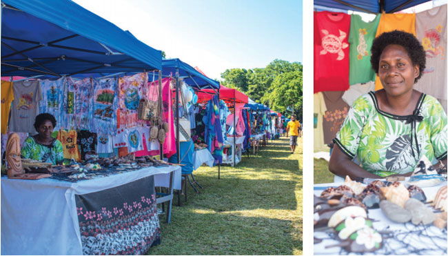 Luganville port mama's market