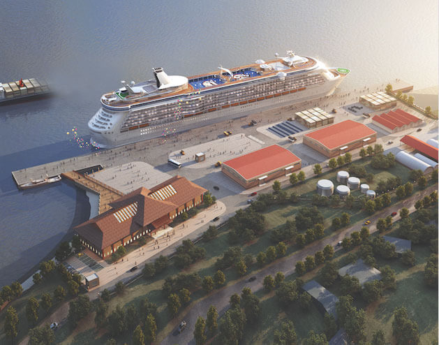 Luganvile port 3d render 1