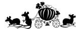 mice and pumpkin cart